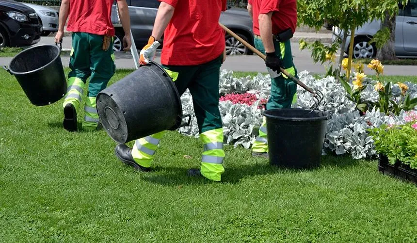 Entretien d'espaces verts près de Dieppe